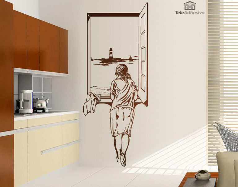 Ventana con vistas a un mar