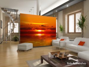 Un atardecer dentro de nuestra casa.