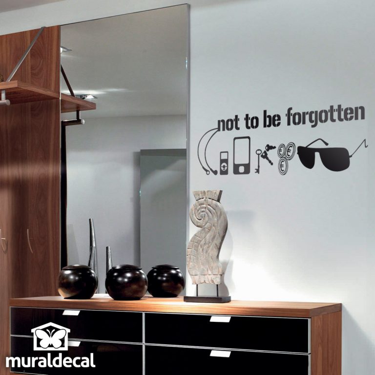 No olvides colocar este vinilo