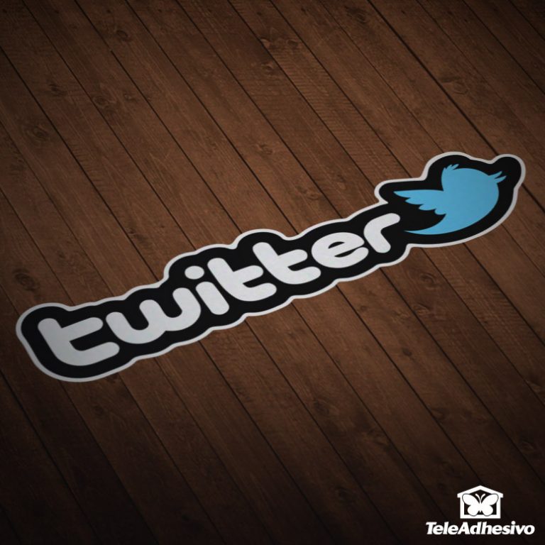 Pegatina Twitter