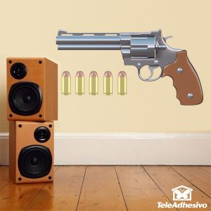 vinilos-infantiles-revolver-y-5-balas