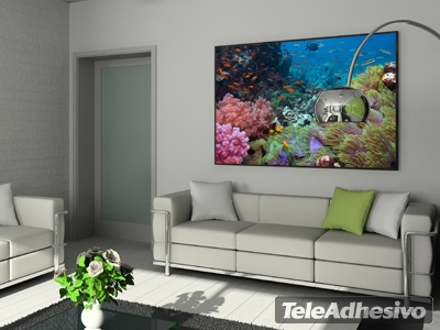 vinilo decoratio fondo del mar