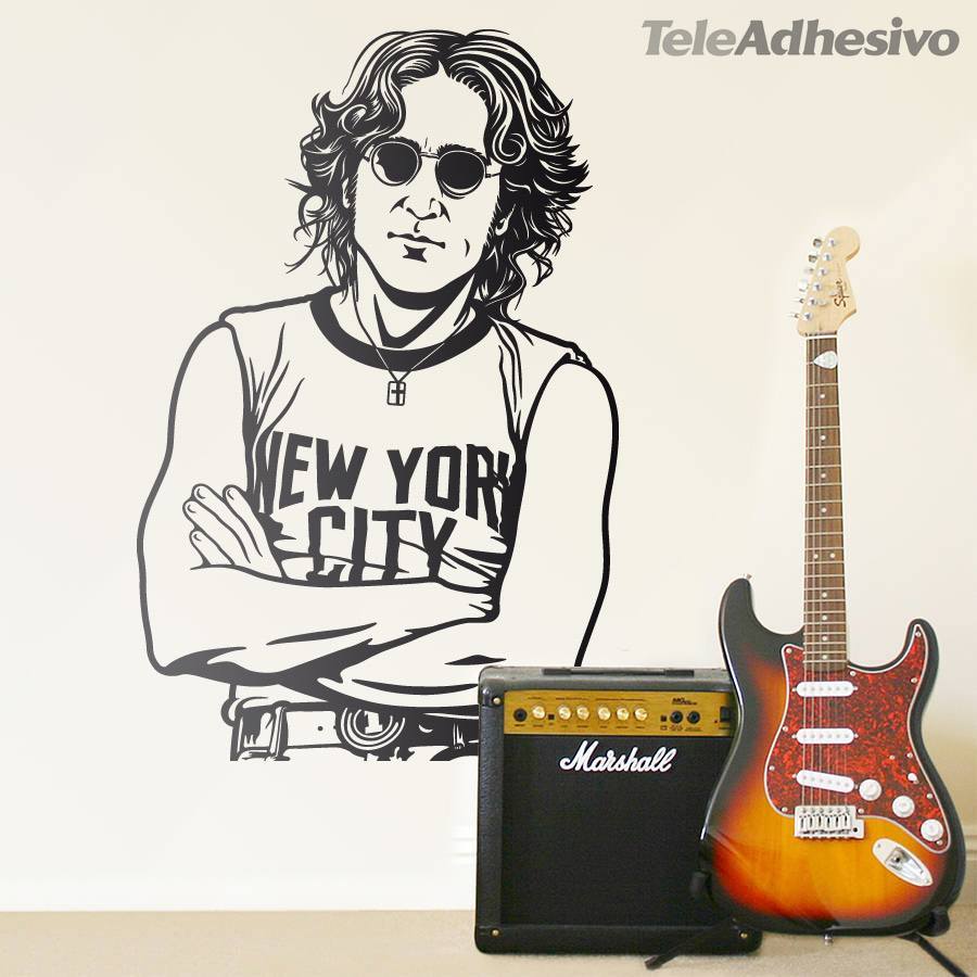 John Lennon vinilo pared