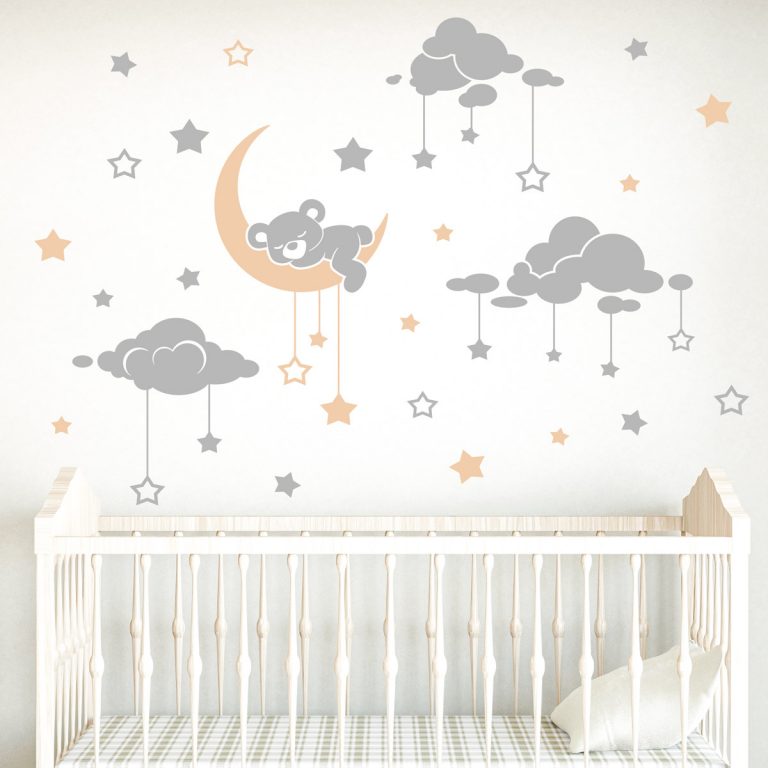 Ideas de decoración de habitación infantil: estrellas brillantes