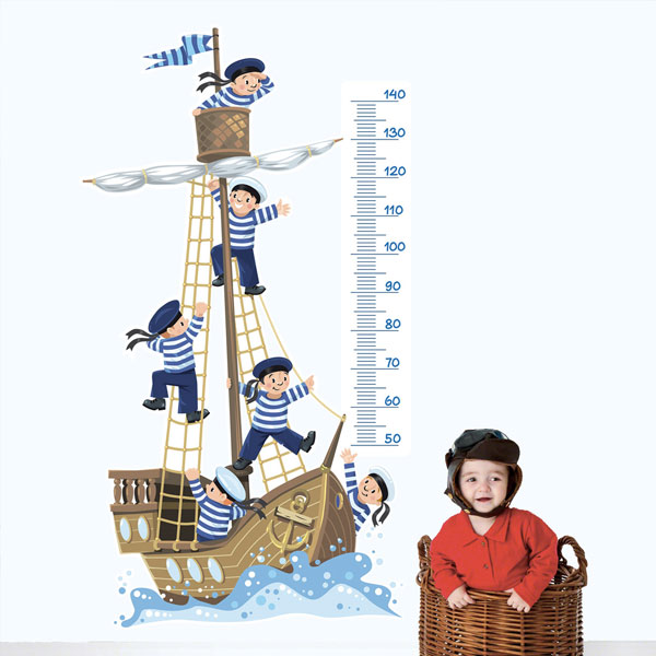 Medidor pared infantil