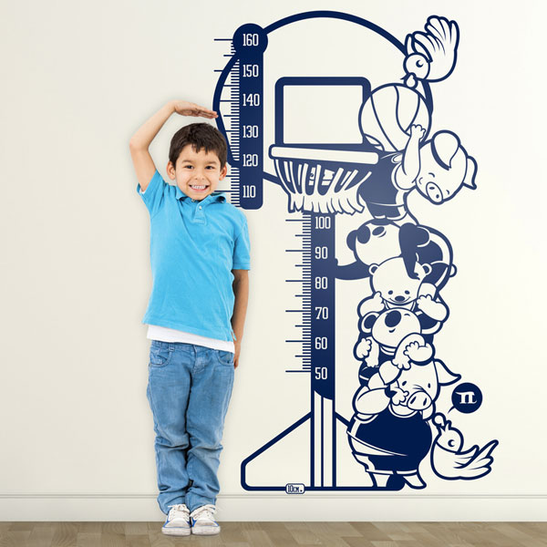 Medidor pared infantil