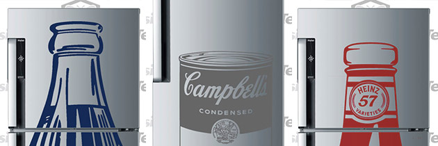 Vinilo decorativo nevera