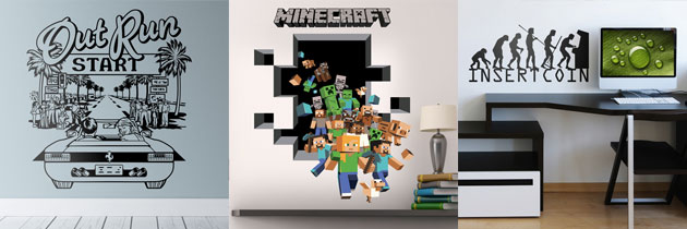 Vinilo decorativo videojuego