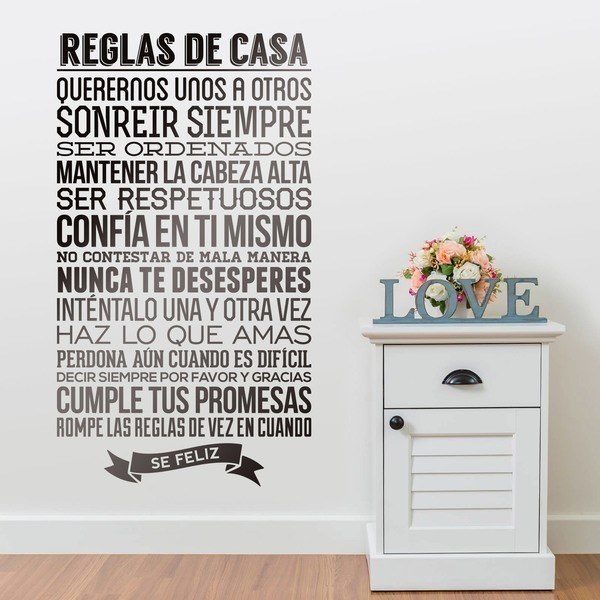 vinilos-decorativos-reglas-de-la-casa