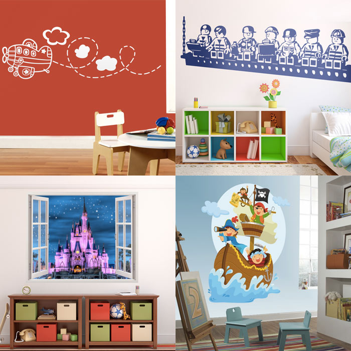 Decorar la habitación de un bebé con vinilo
