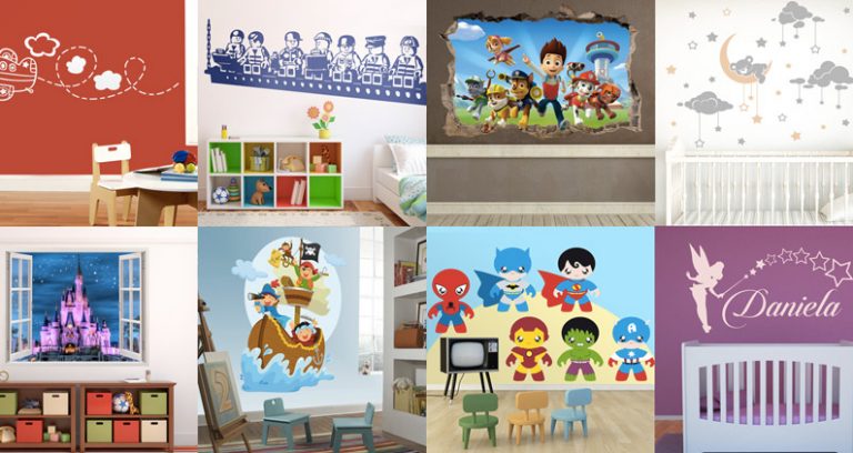 Decorar la habitación del bebé con vinilo