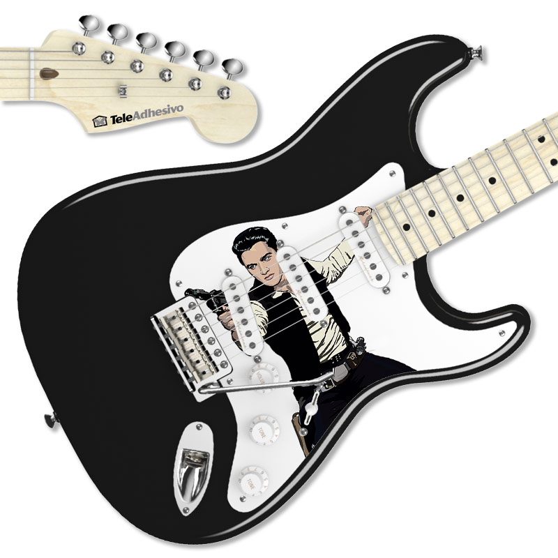 Vinilo decorativo de Elvis - Han Solo para Stratocaster