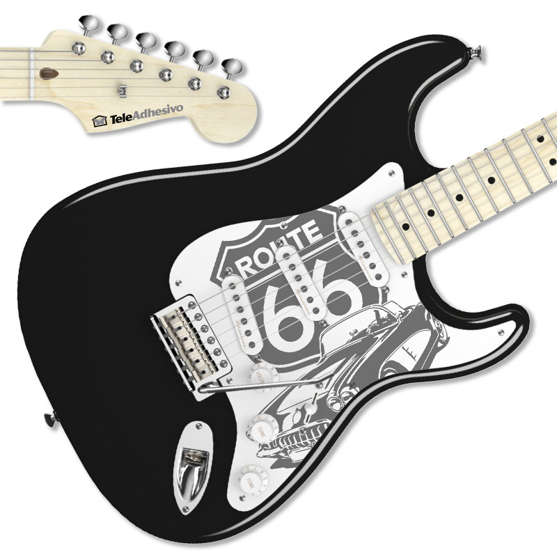 Pegatina Stratocaster Ruta 66