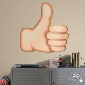 Vinilo emoticono Emoji mano OK