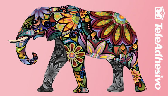 Elefante hindú - Vinilo adhesivo