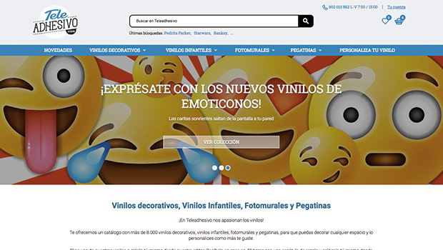 Nueva web TeleAdhesivo - Home