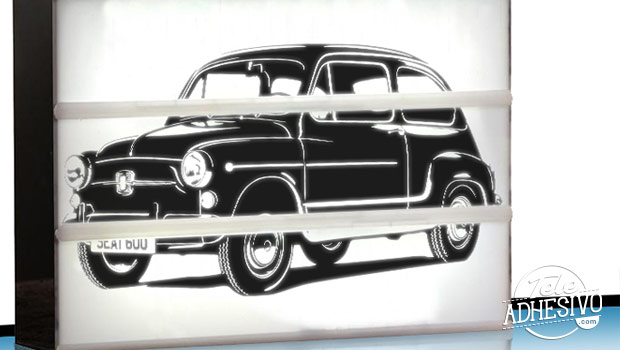 Personaliza tu caja lightbox con nuevas letras o símbolos