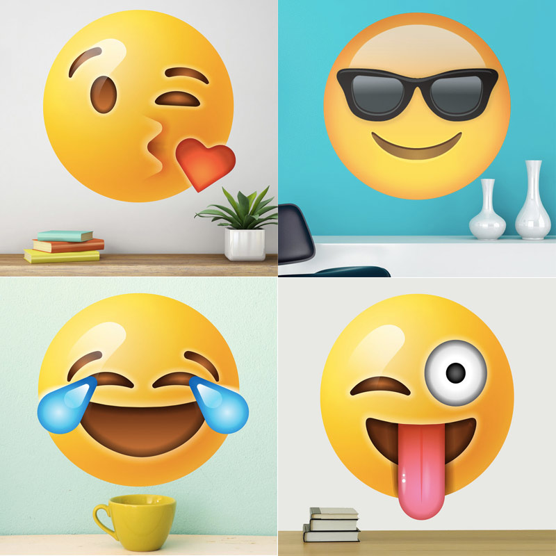 Vinilos de Emoji para regalo de comunión