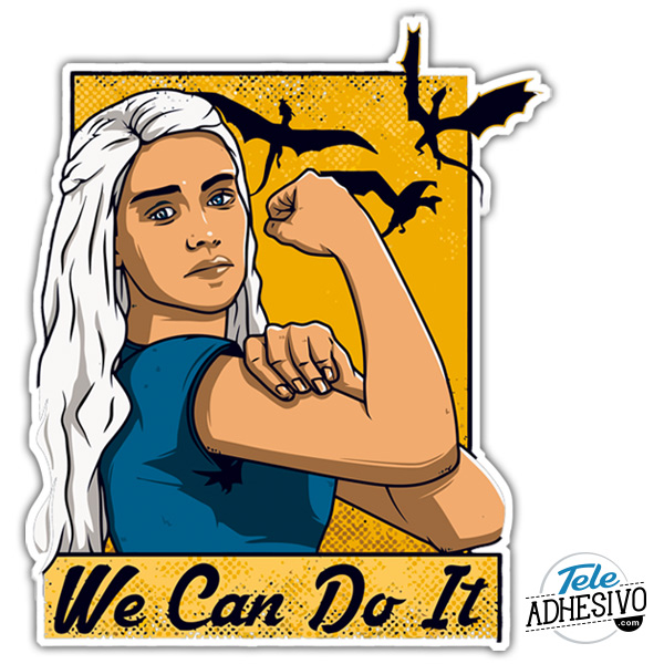 Pegatina Khaleesi We can do it GOT