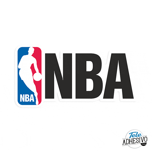 Pegatina logo NBA