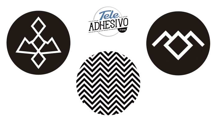 Pegatinas símbolos Twin Peaks
