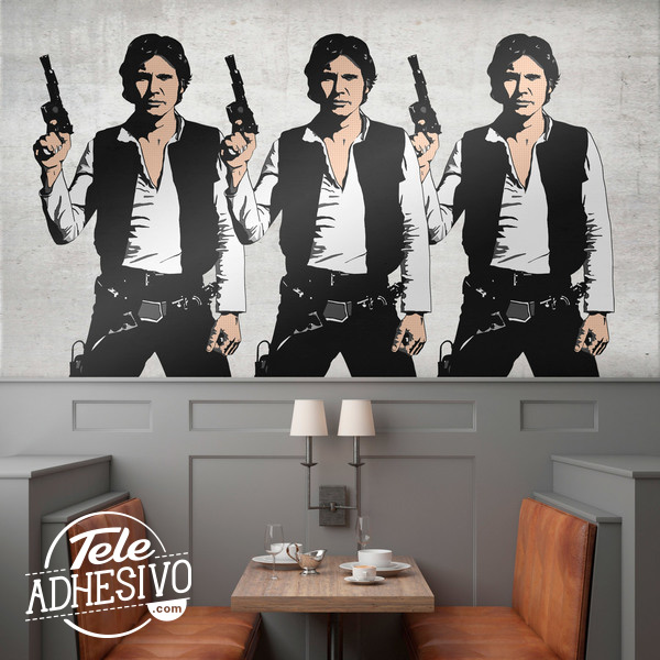 Vinilo Han Solo Pop Art