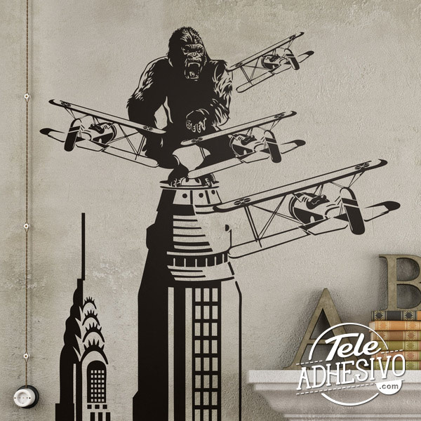 Fotomural escena King Kong en Empire State