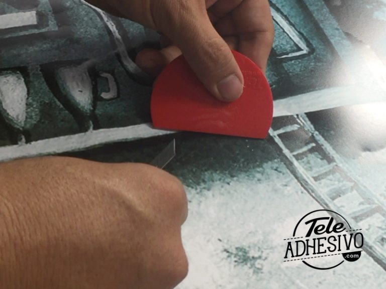 Quitar burbujar vinilos adhesivos destacada