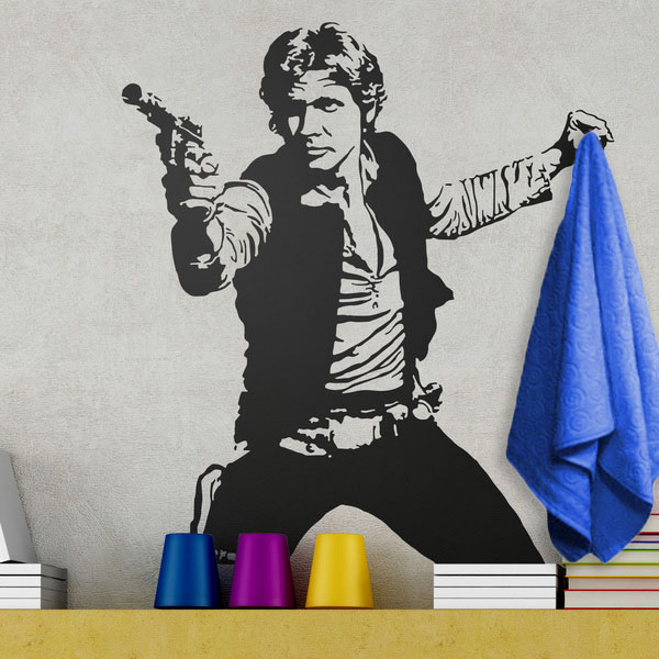 vinilos decorativos dia del orgullo friki han solo toalla