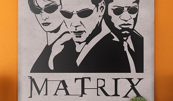 Vinilo decorativo de cine de Matrix