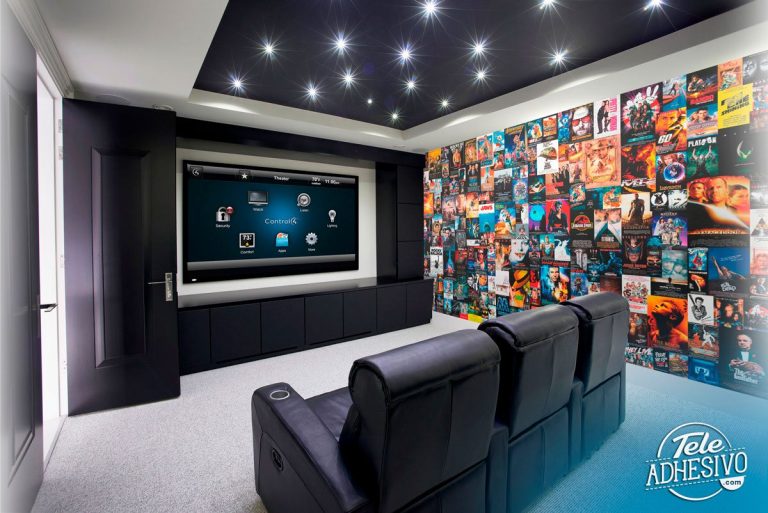 Fotomural collage cine pósters de películas de los años 80 y 90