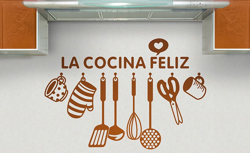 Vinilos de frases para la cocina