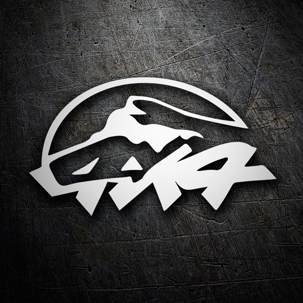 Pegatinas: 4x4 Monta&ntilde;a