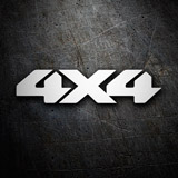 Pegatinas: 4X4 Sencillo