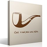 Vinilos Decorativos: Pipa Magritte 3