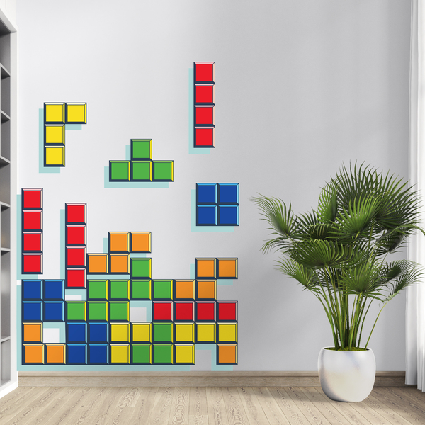Vinilos Decorativos: Piezas de Tetris