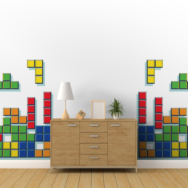 Vinilos Decorativos: Piezas de Tetris