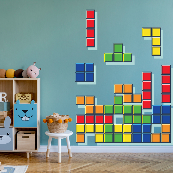 Vinilos Decorativos: Piezas de Tetris