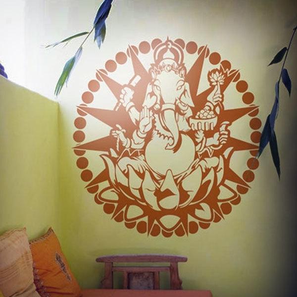 Vinilos Decorativos: Mandala Ganesha