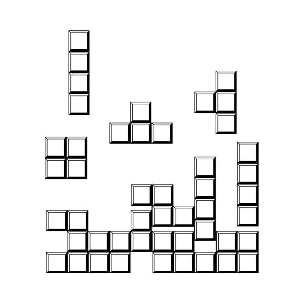 Vinilos Decorativos: Tetris puzzle