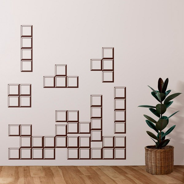 Vinilos Decorativos: Tetris puzzle