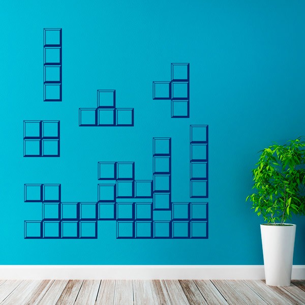 Vinilos Decorativos: Tetris puzzle