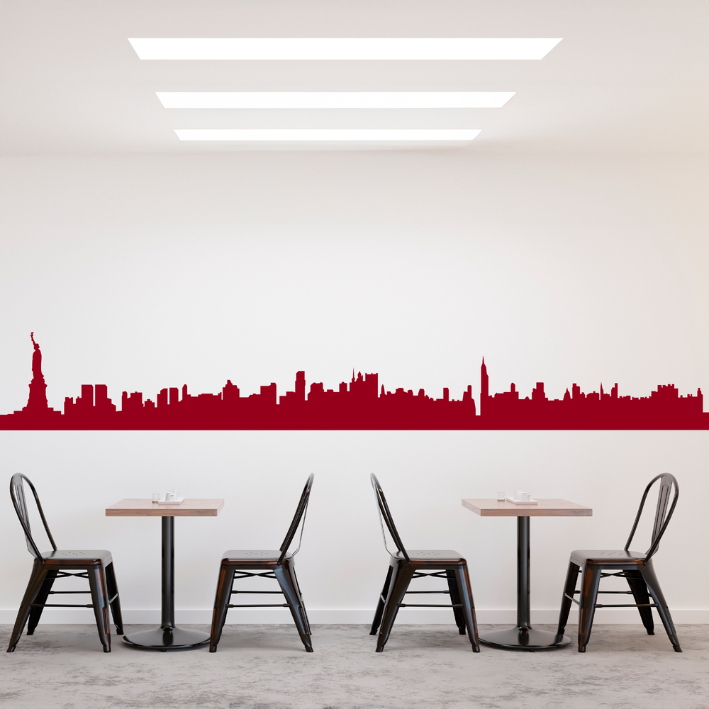 Vinilos Decorativos: New york skyline 4