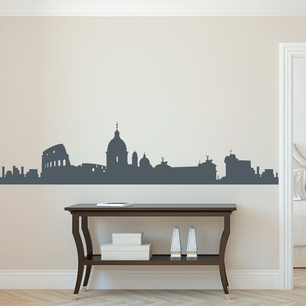 Vinilos Decorativos: Roma Skyline