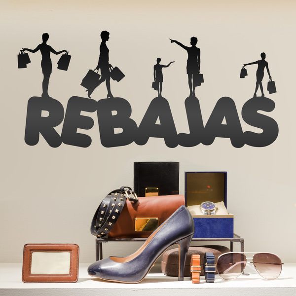 Vinilos Decorativos: Rótulo Rebajas escaparate