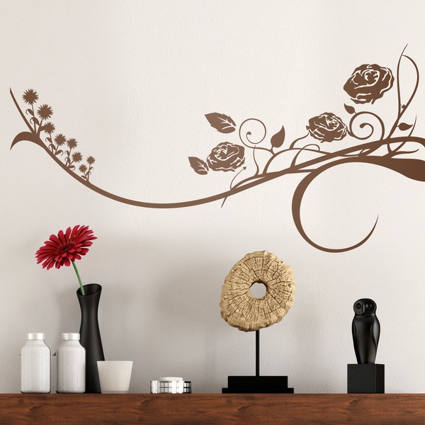 Vinilos Decorativos: Floral Horus