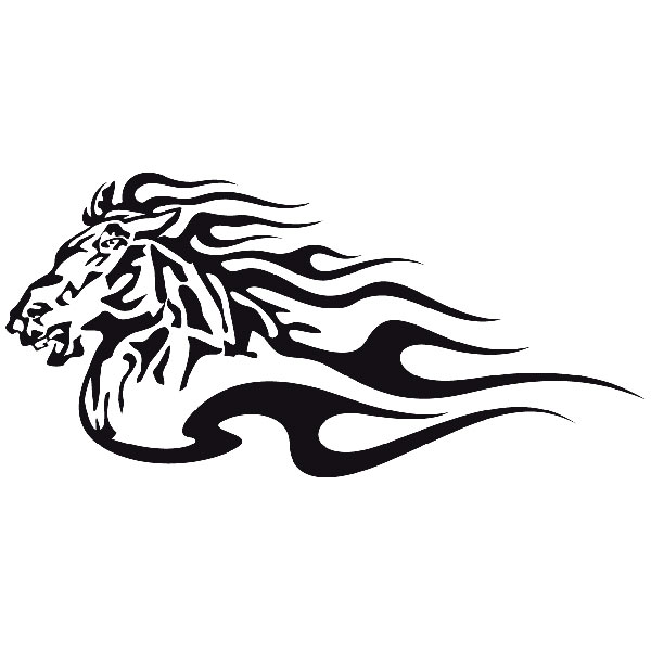 Pegatinas: Animal Flames 4