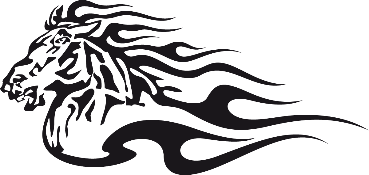 Pegatinas: Animal Flames 4