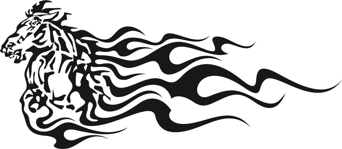 Pegatinas: Animal Flames 5