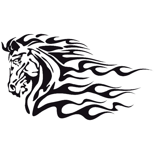 Pegatinas: Animal Flames 10